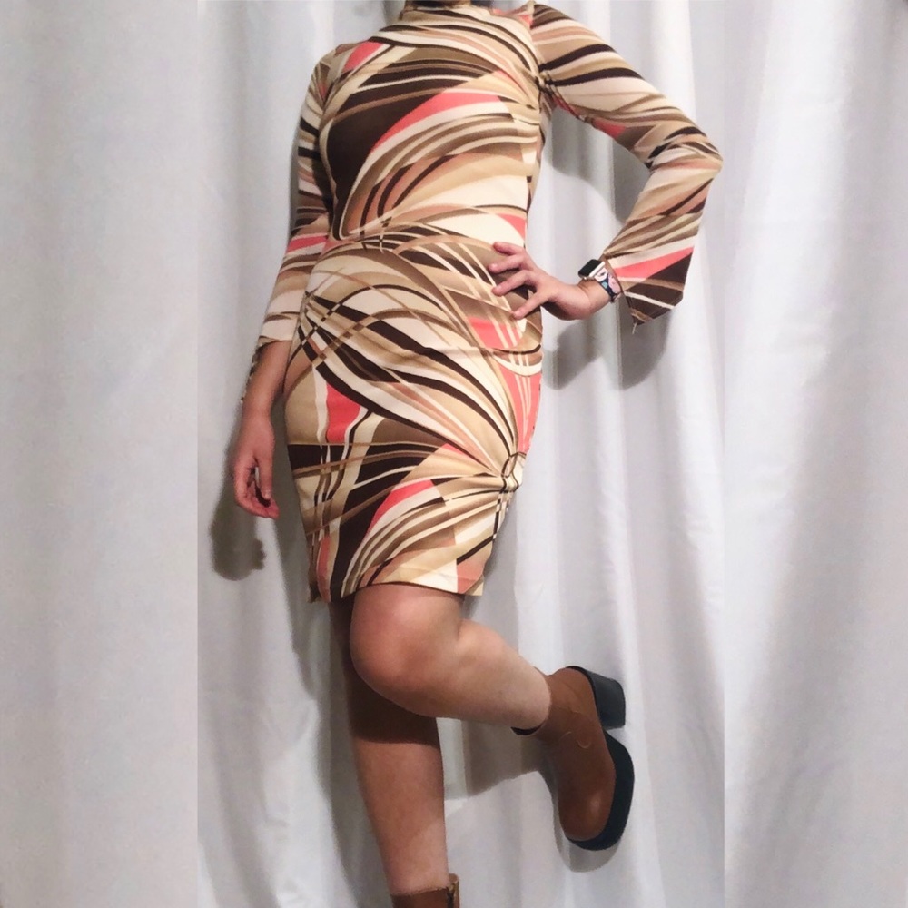 VTG Mesh Disco Mini Dress